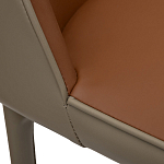 Стул барный с терракотовой обивкой из экокожи Spectacular High Chair варинант исполнения - 3 | Loft Concept в Челябинске