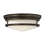 Потолочный светильник с белым матовым стеклянным плафоном в форме перевернутого конуса Hinkley варинант исполнения - 12 | Loft Concept в Челябинске