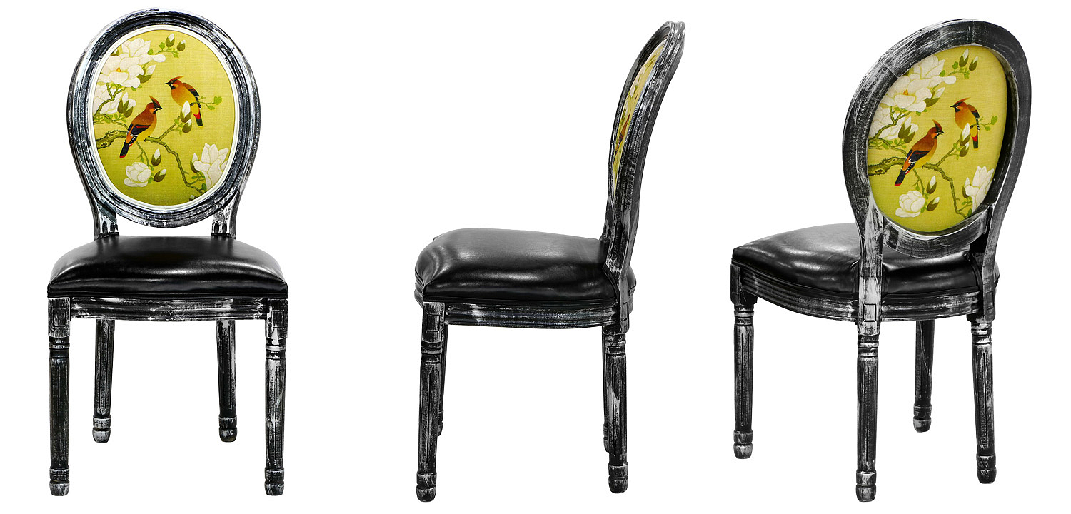 Стул French chair Birds black Стул French chair Birds black - Loft-Concept в Челябинске