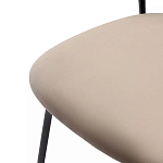 Стул Singer Chair без подлокотников светло-коричневый Велюр варинант исполнения - 5 | Loft Concept в Челябинске