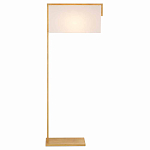 Торшер с прямоугольным абажуром на золотом металлическом каркасе Rectangular Plane  варинант исполнения - 4 | Loft Concept в Челябинске