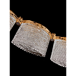 Люстра линейная с текстурными овальными абажурами Splendor Palace Style варинант исполнения - 4 | Loft Concept в Челябинске