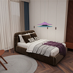 Подвесной вязаный светильник в двухцветном исполнении «Двойной Токио»  варинант исполнения - 3 | Loft Concept в Челябинске