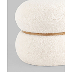 Пуф Полли S тедди белый варинант исполнения - 2 | Loft Concept в Челябинске