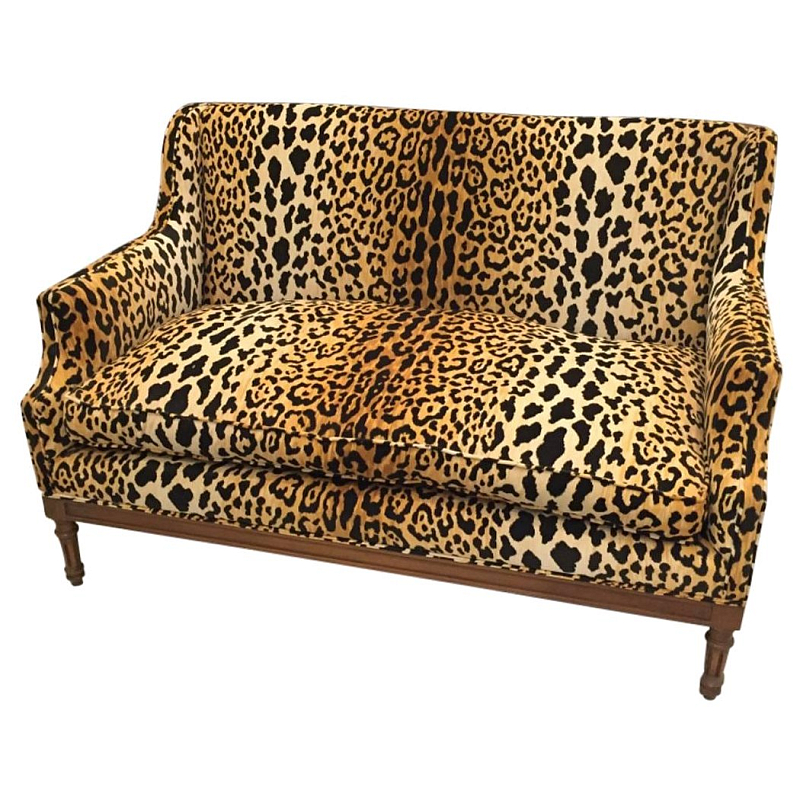 Диван Mid-Century Leopard Print Sofa Мульти в Челябинске | Loft Concept 