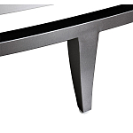 Комод фактурный серебристый с дверцами Silver Chest of Drawers варинант исполнения - 3 | Loft Concept в Челябинске