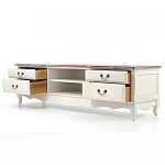ТВ-тумба в стиле прованс из массива берёзы Interiors Romance варинант исполнения - 3 | Loft Concept в Челябинске