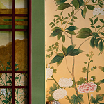 Обои ручная роспись Four Seasons Original colourway on painted Xuan paper with gold ombre варинант исполнения - 3 | Loft Concept в Челябинске