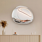 Абстрактная скульптура на стену в виде капли воды Water Outline варинант исполнения - 4 | Loft Concept в Челябинске