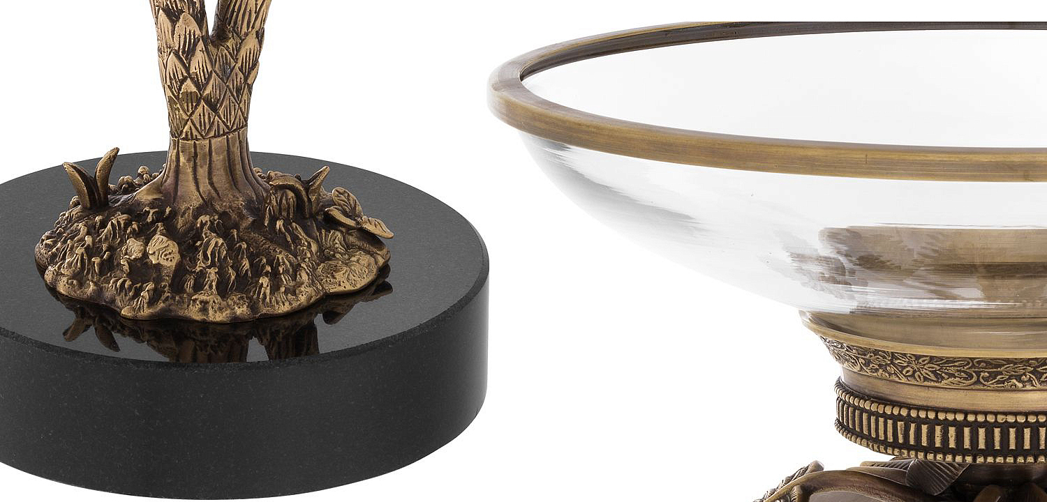 Чаша Eichholtz Bowl on base Lindroth Чаша Eichholtz Bowl on base Lindroth - Loft-Concept в Челябинске