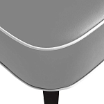 Квадратный мягкий пуф на черных ножках Winton Pouf Square варинант исполнения - 8 | Loft Concept в Челябинске