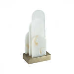 Настольная лампа с белыми вертикальными элементами Alabaster Totem   варинант исполнения - 4 | Loft Concept в Челябинске