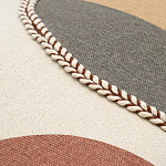 Подушка декоративная с геометрическим узором и плетенными вставками Divine Abstractions варинант исполнения - 2 | Loft Concept в Челябинске