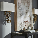 Бра Brass Eucalyptus Branches Lampshade Wall Lamp варинант исполнения - 3 | Loft Concept в Челябинске