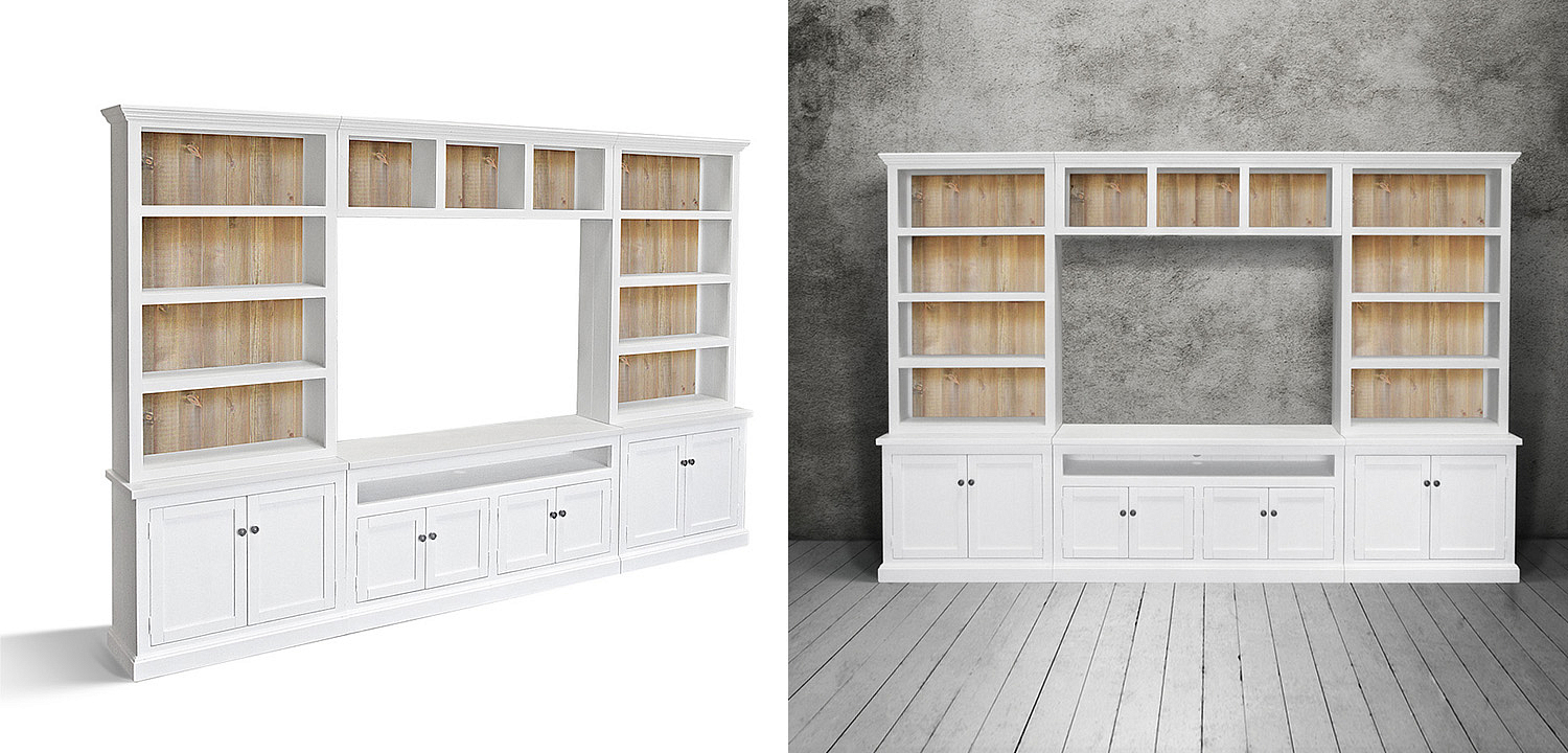 Шкаф-стеллаж Rachele Provence HARMONIE Glacier White Шкаф-стеллаж Rachele Provence HARMONIE Glacier White - Loft-Concept в Челябинске