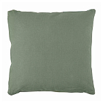 Подушка декоративная хлопковая мятного цвета с абстрактным принтом Elysian Flow Breeze варинант исполнения - 2 | Loft Concept в Челябинске