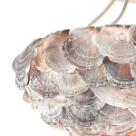 Потолочный светильник с каскадным абажуром из ракушек Sea Ravens варинант исполнения - 1 | Loft Concept в Челябинске