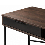 Стол рабочий в стиле лофт с ящиком и нишей для хранения Urban Style Space 2 варинант исполнения - 2 | Loft Concept в Челябинске