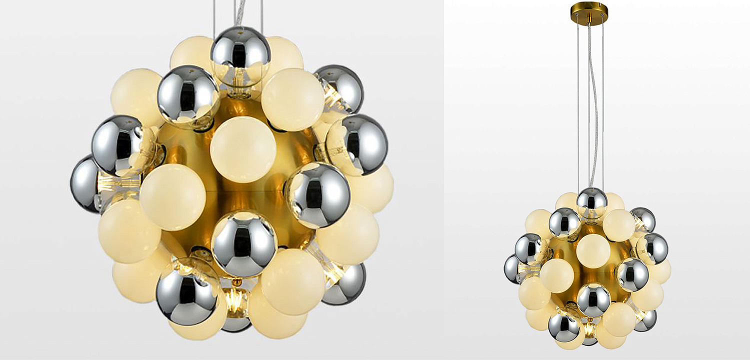 Люстра Korneli Chandelier white and smoky Люстра Korneli Chandelier white and smoky - Loft-Concept в Челябинске