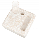 Керамический столик на деревянных ножках «Квадро» варинант исполнения - 1 | Loft Concept в Челябинске