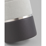 Пуф Mauldine с ящиком серо-черный с экокожей варинант исполнения - 3 | Loft Concept в Челябинске