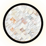 Бра в форме диска с перламутровыми прямоугольниками из морской ракушки Touch of Marine Charm варинант исполнения - 5 | Loft Concept в Челябинске