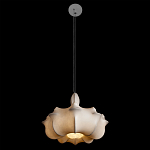 Подвесной светильник с белым фигурным абажуром и мягкими волнистыми краями Cloud Motion  варинант исполнения - 3 | Loft Concept в Челябинске