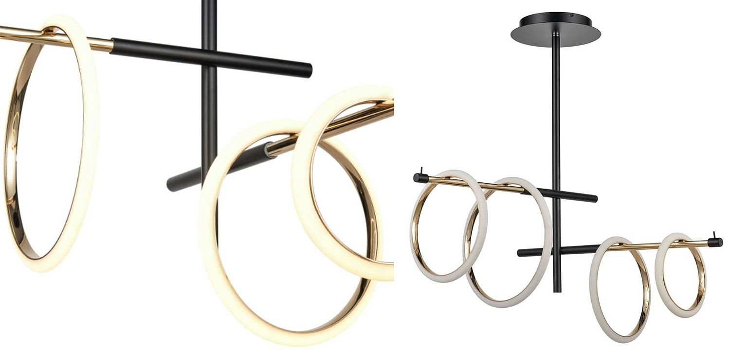 Люстра Jessenia Rings Chandelier 4 Люстра Jessenia Rings Chandelier 4 - Loft-Concept в Челябинске