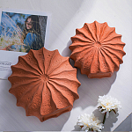 Ваза керамическая в виде круглой терракотовой морской раковины Galapagos варинант исполнения - 5 | Loft Concept в Челябинске