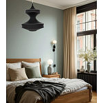 Подвесной вязаный черный светильник «Моника» варинант исполнения - 4 | Loft Concept в Челябинске