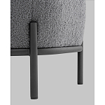 Пуф Стоун букле Fluffy темно-серый варинант исполнения - 4 | Loft Concept в Челябинске