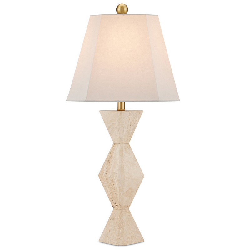 Настольная лампа с фигурным основанием Chiseled Бежевый ivory ( слоновая кость ) Настольная лампа с фигурным основанием Chiseled Бежевый ivory ( слоновая кость ) в Челябинске | Loft Concept