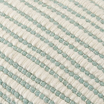 Чехол на подушку мятного цвета с бахромой и объемным узором Ethnic mix варинант исполнения - 2 | Loft Concept в Челябинске