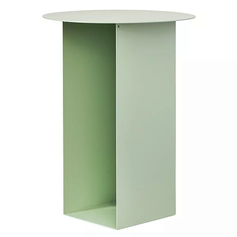 Журнальный столик с круглой столешницей и нишей для хранения Modern Table with Shelf Зеленый Сливовый Журнальный столик с круглой столешницей и нишей для хранения Modern Table with Shelf Зеленый Сливовый в Челябинске | Loft Concept