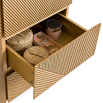 Шкаф с геометрическим рисунком на дверцах Anders Light Wood варинант исполнения - 5 | Loft Concept в Челябинске