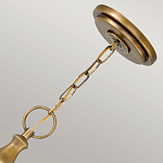 Люстра подвесная цвета латунь с прозрачным овальным стеклянным плафоном Hinkley варинант исполнения - 3 | Loft Concept в Челябинске