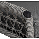 Диван двухместный уличный темно-серый Street Bliss варинант исполнения - 2 | Loft Concept в Челябинске