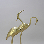 Статуэтка бронзовая пара Журавли Bronze Birds варинант исполнения - 1 | Loft Concept в Челябинске