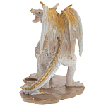 Декоративная статуэтка Дракон Dragon Beige Gold Statuette варинант исполнения - 4 | Loft Concept в Челябинске