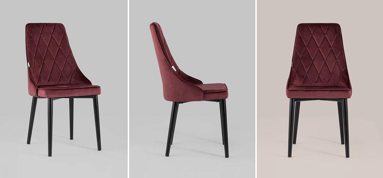 Стул Versailles Chair Цвет Винный Велюр Стул Versailles Chair Цвет Винный Велюр - Loft-Concept в Челябинске