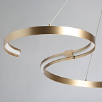 Люстра подвесная светодиодная в виде волнообразной ленты Ribbon Vortex варинант исполнения - 23 | Loft Concept в Челябинске