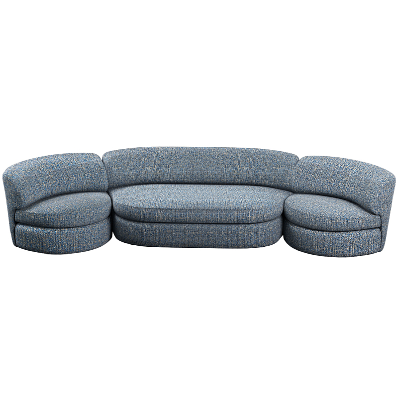 Диван модульный Ulysses Синий в Челябинске | Loft Concept 