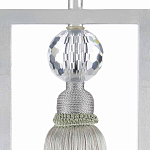 Торшер с прямоугольным тканевым абажуром на белом мраморном основании Silver Threads варинант исполнения - 2 | Loft Concept в Челябинске