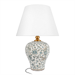 Настольная лампа с цветочной росписью Lamp Flower Painting варинант исполнения - 1 | Loft Concept в Челябинске