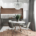 Люстра с хрустальными подвесками в виде капель Antoine Crystal Drops Chrome Chandelier 9 варинант исполнения - 3 | Loft Concept в Челябинске