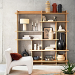 Ваза декоративная из натурального плетеного бамбука Bamboo Decor 32 варинант исполнения - 3 | Loft Concept в Челябинске