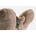 Дизайнерское плюшевое кресло в форме руки бежевое Poltronova Joe Plush Dove Grey варинант исполнения - 1 | Loft Concept в Челябинске