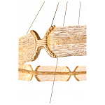 Люстра кольцевая с текстурным природным рисунком IceFlame варинант исполнения - 5 | Loft Concept в Челябинске