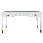 Письменный стол Elsa Dreams White Шпон дерево с двумя ящиками варинант исполнения - 6 | Loft Concept в Челябинске