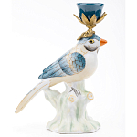 Фарфоровый подсвечник с птицей Eden Garden варинант исполнения - 2 | Loft Concept в Челябинске